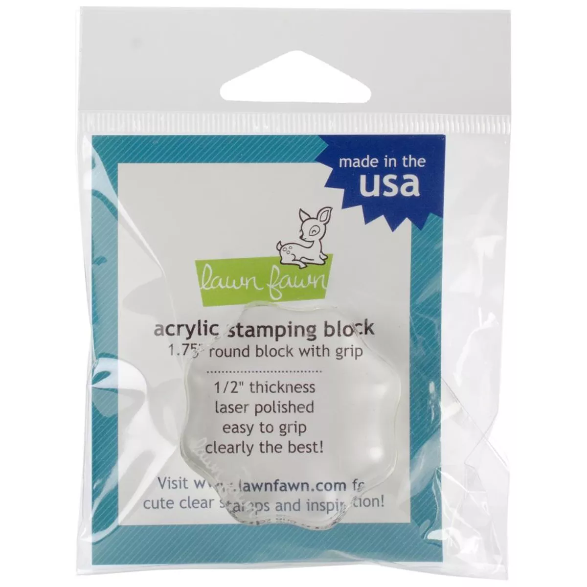 lawn-fawn-acrylic-stamping-block-w-grid-1-75-round Lawn Fawn Acrylic Stamping Block W/Grid 1.75 Round